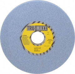 Tru-Maxx - 7" Diam x 1-1/4" Hole x 1/2" Thick, K Hardness, 46 Grit Surface Grinding Wheel - Ceramic, Type 1, Coarse Grade, 3,600 Max RPM, Vitrified Bond, No Recess - Makers Industrial Supply