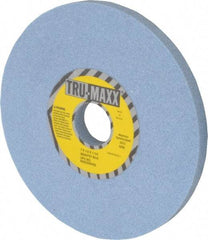 Tru-Maxx - 7" Diam x 1-1/4" Hole x 1/2" Thick, K Hardness, 60 Grit Surface Grinding Wheel - Ceramic, Type 1, Medium Grade, 3,600 Max RPM, Vitrified Bond, No Recess - Makers Industrial Supply