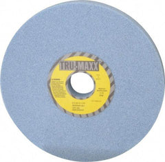 Tru-Maxx - 8" Diam x 1-1/4" Hole x 3/4" Thick, I Hardness, 46 Grit Surface Grinding Wheel - Ceramic, Type 1, Coarse Grade, 3,105 Max RPM, Vitrified Bond, No Recess - Makers Industrial Supply