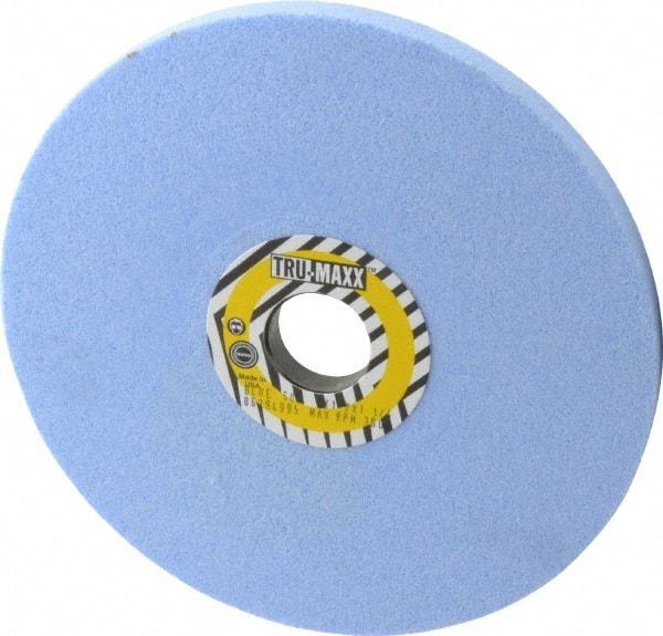 Tru-Maxx - 8" Diam x 1-1/4" Hole x 1/2" Thick, J Hardness, 60 Grit Surface Grinding Wheel - Ceramic, Type 1, Medium Grade, 3,600 Max RPM, Vitrified Bond, No Recess - Makers Industrial Supply