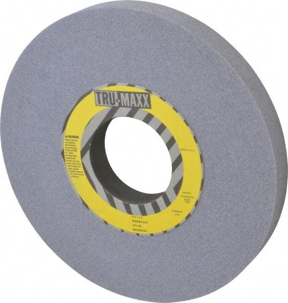 Tru-Maxx - 10" Diam x 3" Hole x 1" Thick, K Hardness, 60 Grit Surface Grinding Wheel - Aluminum Oxide, Type 1, Medium Grade, 3,250 Max RPM, Vitrified Bond, No Recess - Makers Industrial Supply