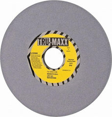 Tru-Maxx - 7" Diam x 1-1/4" Hole x 1/4" Thick, L Hardness, 220 Grit Surface Grinding Wheel - Aluminum Oxide, Type 1, Very Fine Grade, 3,600 Max RPM, Vitrified Bond, No Recess - Makers Industrial Supply