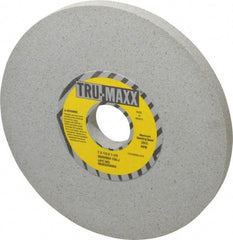 Tru-Maxx - 7" Diam x 1-1/4" Hole x 1/2" Thick, J Hardness, 100 Grit Surface Grinding Wheel - Aluminum Oxide, Type 1, Fine Grade, 3,600 Max RPM, Vitrified Bond, No Recess - Makers Industrial Supply