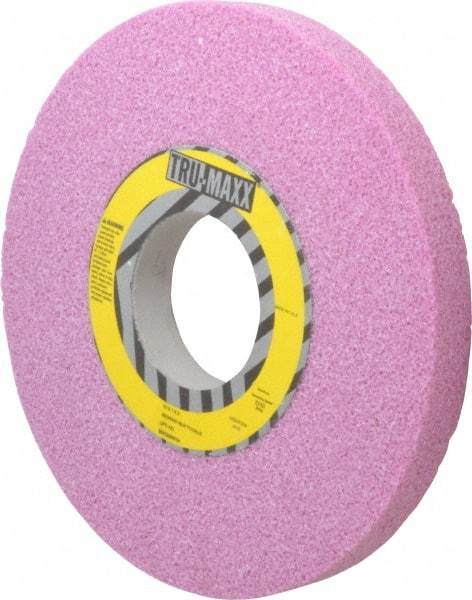 Tru-Maxx - 10" Diam x 3" Hole x 1" Thick, H Hardness, 46 Grit Surface Grinding Wheel - Aluminum Oxide, Type 1, Coarse Grade, 3,250 Max RPM, Vitrified Bond, No Recess - Makers Industrial Supply