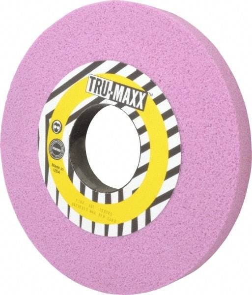 Tru-Maxx - 10" Diam x 3" Hole x 1" Thick, F Hardness, 46 Grit Surface Grinding Wheel - Aluminum Oxide, Type 1, Coarse Grade, 2,483 Max RPM, Vitrified Bond, No Recess - Makers Industrial Supply