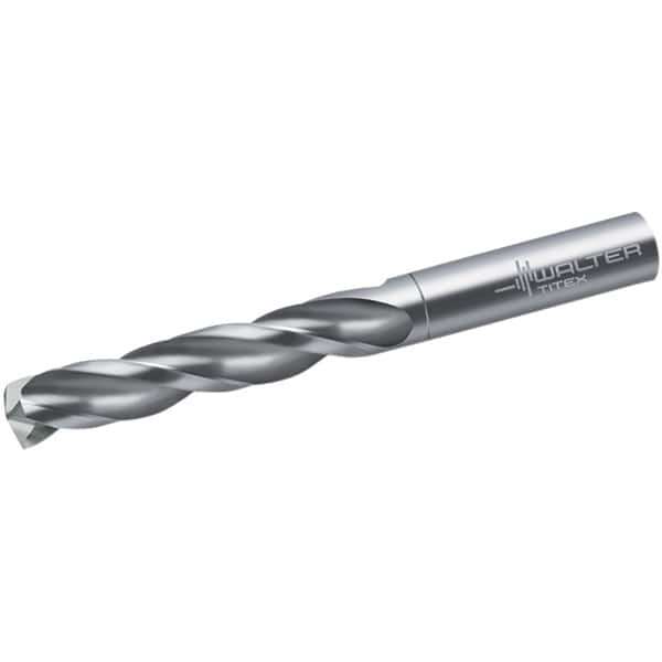 Walter-Titex - 13mm 150° Spiral Flute Solid Carbide Screw Machine Drill Bit - Makers Industrial Supply