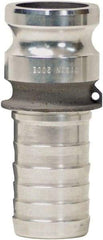 Dixon Valve & Coupling - 5" Aluminum Cam & Groove Suction & Discharge Hose Male Adapter Hose Shank - Part E, 75 Max psi - Makers Industrial Supply