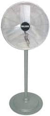 TPI - 30" Blade, 1/4 hp, 9,200 Max CFM, Single Phase Pedestal Stand Explosion Proof Fan - 5/2.6 Amps, 120/240 Volts - Makers Industrial Supply