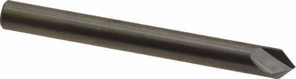 Made in USA - 1/4" Body Diam, 90°, 2-1/2" OAL, Solid Carbide Spotting Drill - Makers Industrial Supply