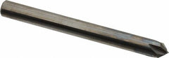 Made in USA - 1/4" Body Diam, 90°, 2-1/2" OAL, Solid Carbide Spotting Drill - Makers Industrial Supply