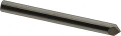 Made in USA - 1/4" Body Diam, 120°, 2-1/2" OAL, Solid Carbide Spotting Drill - Makers Industrial Supply