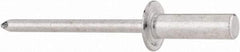 RivetKing - Size 66 Dome Head Aluminum Closed End Sealing Blind Rivet - Aluminum Mandrel, 0.251" to 3/8" Grip, 3/8" Head Diam, 0.192" to 0.196" Hole Diam, 0.656" Length Under Head, 3/16" Body Diam - Makers Industrial Supply