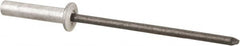 RivetKing - Size 46 Dome Head Aluminum Closed End Sealing Blind Rivet - Steel Mandrel, 0.313" to 3/8" Grip, 1/4" Head Diam, 0.129" to 0.133" Hole Diam, 0.61" Length Under Head, 1/8" Body Diam - Makers Industrial Supply