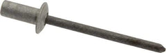 RivetKing - Size 64 Dome Head Aluminum Closed End Sealing Blind Rivet - Steel Mandrel, 0.188" to 1/4" Grip, 3/8" Head Diam, 0.192" to 0.196" Hole Diam, 0.531" Length Under Head, 3/16" Body Diam - Makers Industrial Supply