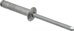 RivetKing - Size 68-610 Dome Head Aluminum Multi Grip Blind Rivet - Steel Mandrel, 1/2" to 0.67" Grip, 3/8" Head Diam, 0.192" to 0.196" Hole Diam, 0.952" Length Under Head, 3/16" Body Diam - Makers Industrial Supply