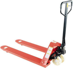 Vestil - 5,500 Lb Capacity, 7-3/4" Lift Economy Pallet Truck - 2-7/8" Min Lift Height, 48" Fork Length x 27" Fork Width, 27" Overall Width - Makers Industrial Supply