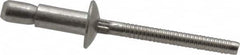 RivetKing - Size 64 Dome Head Stainless Steel Structural with Locking Stem Blind Rivet - Stainless Steel Mandrel, 0.062" to 0.27" Grip, 0.385" Head Diam, 0.194" to 0.204" Hole Diam, 0.415" Length Under Head, 3/16" Body Diam - Makers Industrial Supply