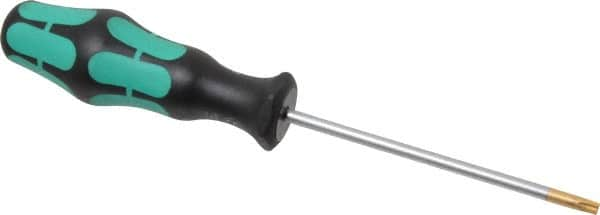 Wera - T20 Torx Driver - 3-15/16" Blade Length, 7-25/32" OAL, Ergonomic Handle - Makers Industrial Supply