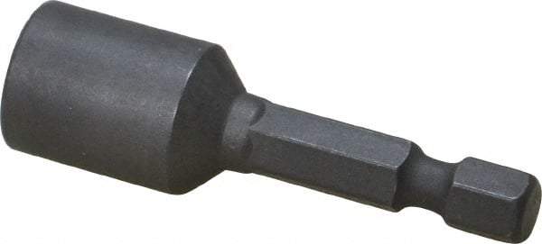 Wera - 10mm Nonmagnetic Nutsetter - 1/4" Hex Drive, 2" OAL, 9/16" Socket Nose Diam - Makers Industrial Supply