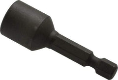 Wera - 11mm Nonmagnetic Nutsetter - 1/4" Hex Drive, 2" OAL, 5/8" Socket Nose Diam - Makers Industrial Supply