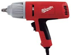 Milwaukee Tool - 1/2 Inch Drive, 300 Ft./Lbs. Torque, Pistol Grip Handle, 1,800 RPM, Impact Wrench - 7 Amps, 120 Volts - Makers Industrial Supply