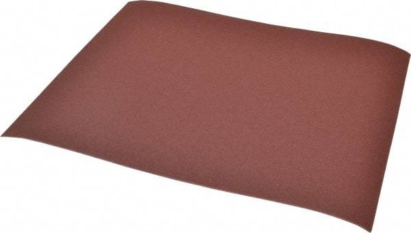 3M - 120 Grit, Aluminum Oxide Sanding Sheet - 11" Long x 9" Wide, Fine Grade, J Weighted Cloth Backing - Makers Industrial Supply