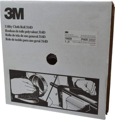 3M - 2" x 50 Yd 40 Grit Aluminum Oxide Cloth Roll - Coarse Grade, X Weighted Backing - Makers Industrial Supply