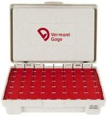 Vermont Gage - 55 Piece, 0.006-0.06 Inch Diameter Plug and Pin Gage Set - Minus 0.0002 Inch Tolerance, Class ZZ - Makers Industrial Supply