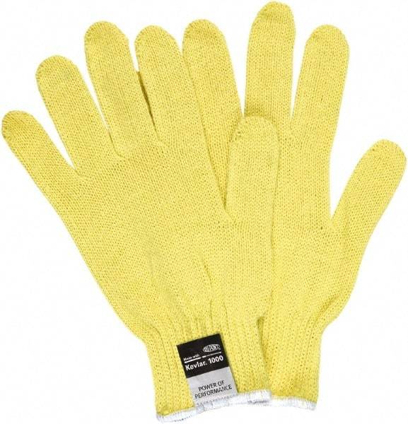 MCR Safety - Size M, ANSI Cut Lvl A2, Cut Resistant Gloves - Yellow - Makers Industrial Supply