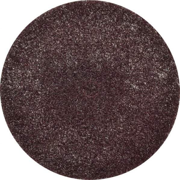 3M - 6" Medium Grade Aluminum Oxide Deburring Disc - 1/2" Center Hole, Arbor Connection, Maroon, 4,000 Max RPM - Makers Industrial Supply