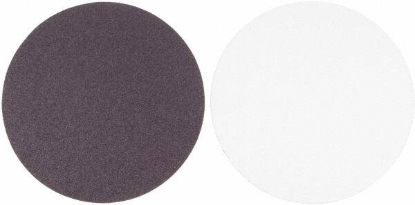 Norton - 18" Diam, 36 Grit Aluminum Oxide Adhesive PSA Disc - Very Coarse, Brown, X Weighted Cloth Backing, Flexible - Makers Industrial Supply