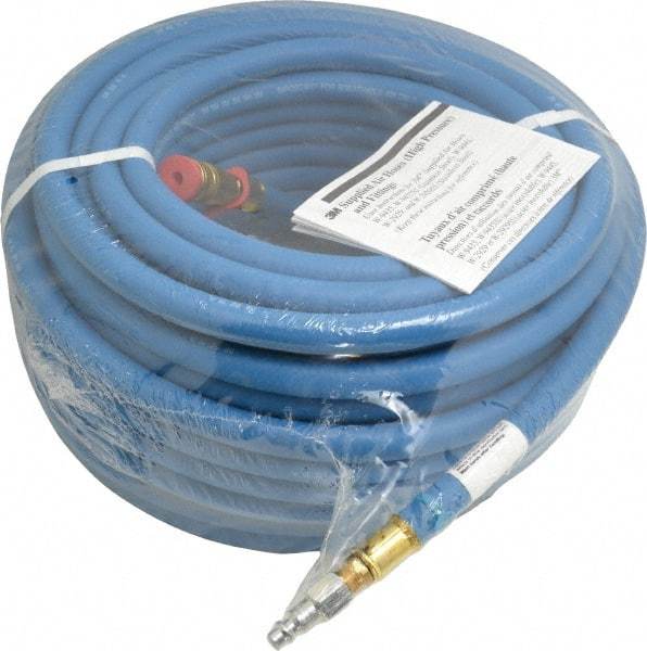 3M - 100 Ft. Long, High Pressure Straight SAR Supply Hose - 3/8 Inch Inside Diameter, Compatible with V and W Series Air Control Devices and Dual Airline Systems - Makers Industrial Supply