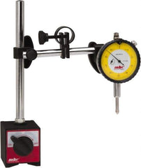 Value Collection - 0.001" Graduation, 0-100 Dial Reading, Indicator & Base Kit - C Holder, 0.001 Inch Graduation, Includes Dial Indicator, Magnetic Base - Makers Industrial Supply