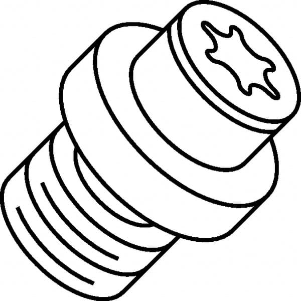 Kennametal - Hex Socket Adjusting Screw for Indexables - Makers Industrial Supply