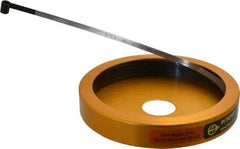 Made in USA - 0.001 Inch Graduation, 120 to 132 Inch Measurement, Spring Steel Diameter Tape Measure - 1/2 Inch Wide, 0.01 Inch Thick - Makers Industrial Supply