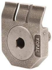 Mitee-Bite - 2-1/2mm Clamping Height, 880 Lb Clamping Pressure, Standard Height Swivel Stop Positioning Stop - 2-1/2mm Jaw Height, Spring Steel, Series Mitee-Bite Kopal Mini Clamps - Makers Industrial Supply