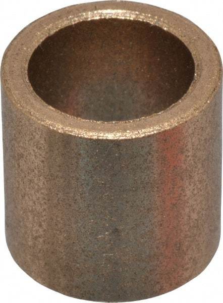 Boston Gear - 3/8" Inside x 1/2" Outside Diam, Oil Impregnated Bronze SAE-841 Sleeve Bearing - 1/2" OAL - Makers Industrial Supply