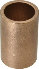 Boston Gear - 1" Inside x 1-1/4" Outside Diam, Oil Impregnated Bronze SAE-841 Sleeve Bearing - 2" OAL - Makers Industrial Supply