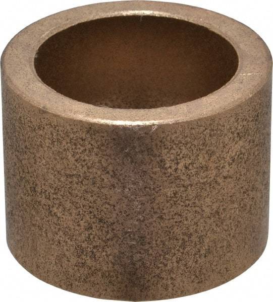 Boston Gear - 1-1/2" Inside x 2" Outside Diam, Oil Impregnated Bronze SAE-841 Sleeve Bearing - 1-1/2" OAL - Makers Industrial Supply