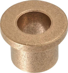 Boston Gear - 7/16" Inside x 5/8" Outside Diam, Oil Impregnated Bronze Sleeve Bearing - 7/8" Flange Outside Diam, 1/8" Flange Thickness, 5/8" OAL - Makers Industrial Supply