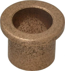 Boston Gear - 5/8" Inside x 3/4" Outside Diam, Oil Impregnated Bronze Sleeve Bearing - 1" Flange Outside Diam, 1/8" Flange Thickness, 3/4" OAL - Makers Industrial Supply