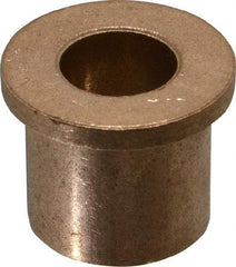 Boston Gear - 5/8" Inside x 1" Outside Diam, Oil Impregnated Bronze Sleeve Bearing - 1-1/4" Flange Outside Diam, 5/32" Flange Thickness, 1" OAL - Makers Industrial Supply