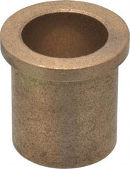 Boston Gear - 1" Inside x 1-1/4" Outside Diam, Oil Impregnated Bronze Sleeve Bearing - 1-1/2" Flange Outside Diam, 3/16" Flange Thickness, 1-1/2" OAL - Makers Industrial Supply