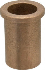 Boston Gear - 1" Inside x 1-1/4" Outside Diam, Oil Impregnated Bronze Sleeve Bearing - 1-1/2" Flange Outside Diam, 3/16" Flange Thickness, 2" OAL - Makers Industrial Supply