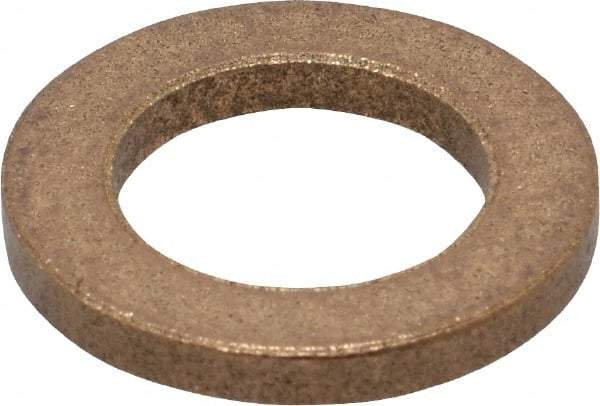 Boston Gear - 0.628" Inside x 1" Outside Diam, 1/8" Thick, Bronze SAE-841 Thrust Bearing - 10,000 Max Pressure x Velocity - Makers Industrial Supply