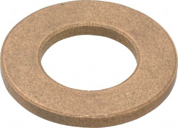 Boston Gear - 3/4" Inside x 1-3/8" Outside Diam, 1/8" Thick, Bronze SAE-841 Thrust Bearing - 10,000 Max Pressure x Velocity - Makers Industrial Supply