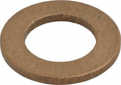 Boston Gear - 0.89" Inside x 1-1/2" Outside Diam, 1/8" Thick, Bronze SAE-841 Thrust Bearing - 10,000 Max Pressure x Velocity - Makers Industrial Supply