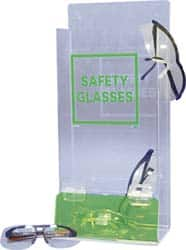 PRO-SAFE - 35 Pair Cabinet with Individual Compartments, Acrylic Safety Glasses and Goggles Dispenser - 15-3/4 Inch Wide x 16 Inch High x 4 Inch Deep, Table and Wall Mount - Makers Industrial Supply