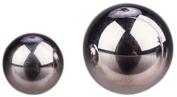 SPI - 15 mm Diameter, Chrome Steel Gage Ball - Grade 25 Accuracy - Makers Industrial Supply