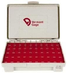 Vermont Gage - 50 Piece, 0.011-0.06 Inch Diameter Plug and Pin Gage Set - Plus 0.0002 Inch Tolerance, Class ZZ - Makers Industrial Supply